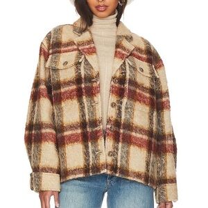 Anine Bing Flynn Jacket in Plaid